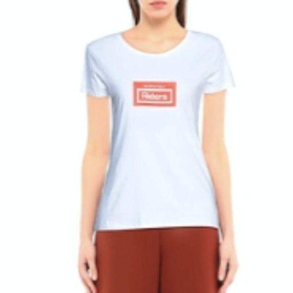 Just Cavalli Riders print short sleeve T shirt white L